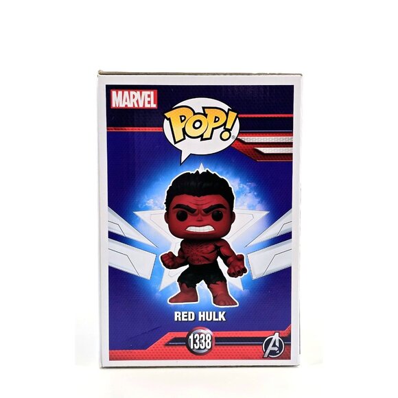 Funko Pop! Marvel Captain America Red Hulk 6 Inch Target Exclusive #1338 Disney - Picture 4 of 11